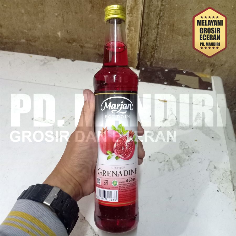 Jual MARJAN BOUDOIN SIRUP RASA GRENADINE 460 ML Shopee Indonesia