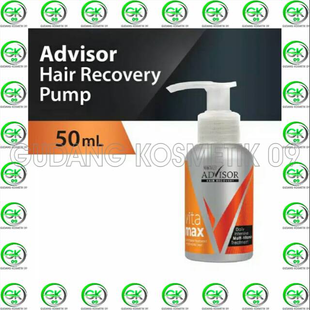 Jual Makarizo Advisor Hair Recovery Vitamax Pump 50ml Vitamin Perawatan