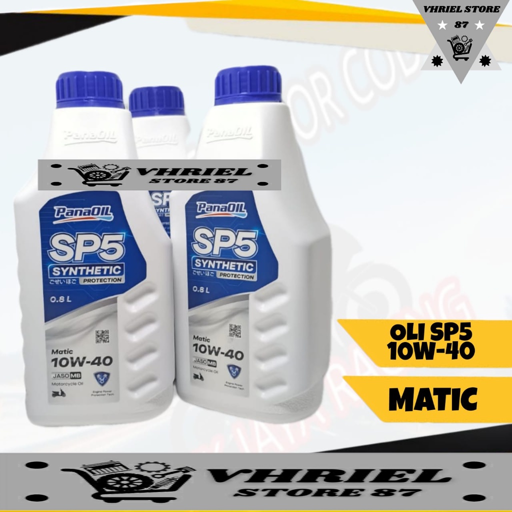 Jual PANAOIL OLI MATIC MERK SP5 SYNTHETIC PROTECTION 10 W 40 SL JASO MB