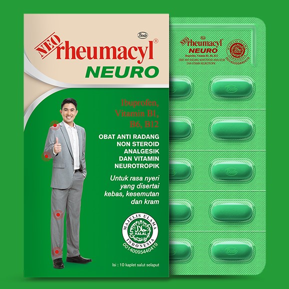 Jual Neo Rheumacyl Neuro 𝟏 𝐒𝐓𝐑𝐈𝐏 𝐈𝐒𝐈 𝟏𝟎 𝐊𝐀𝐏𝐋𝐄𝐓 Obat Nyeri Otot dan