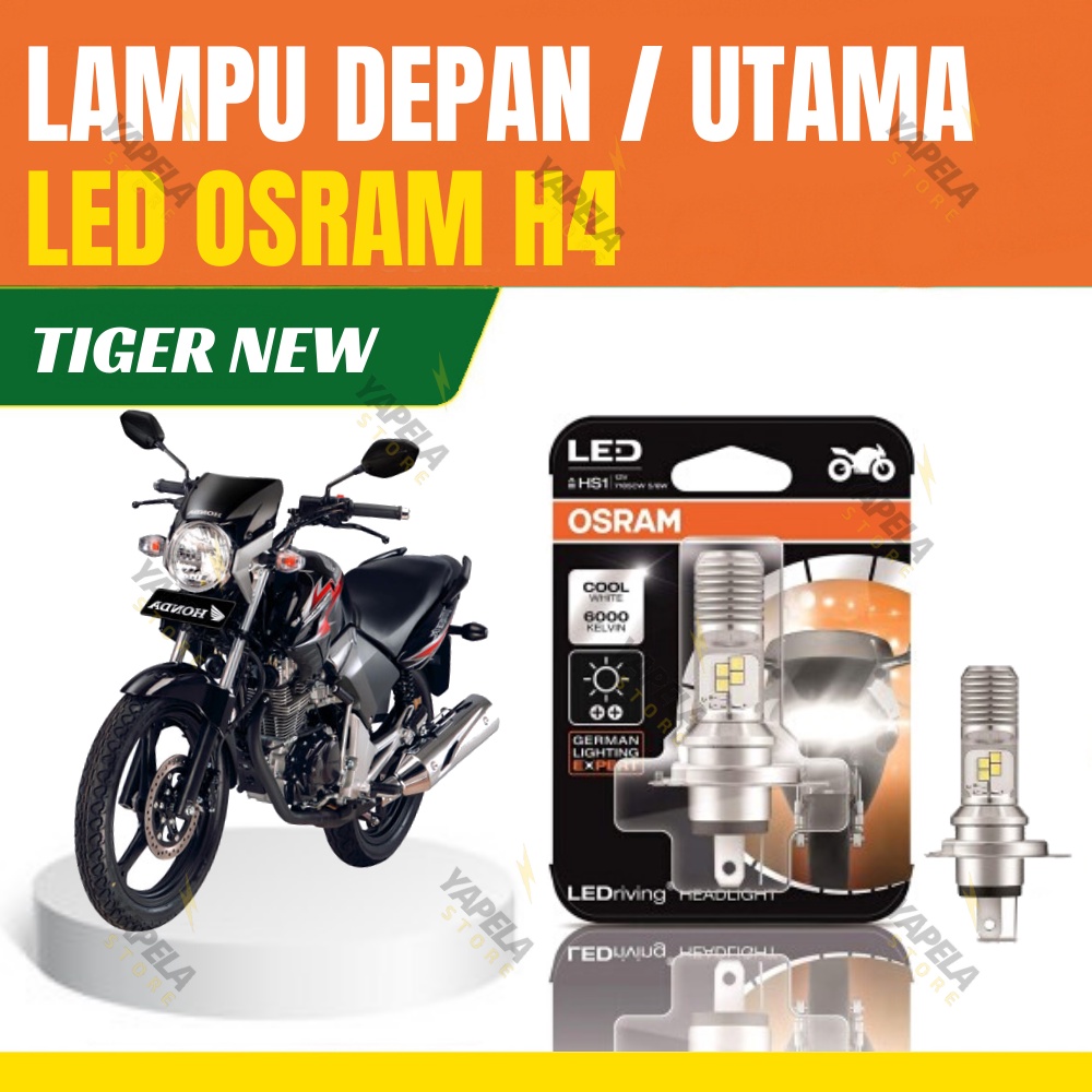 Jual Lampu Depan LED Motor Tiger New 2008 2010 HS1 H4 OSRAM Original