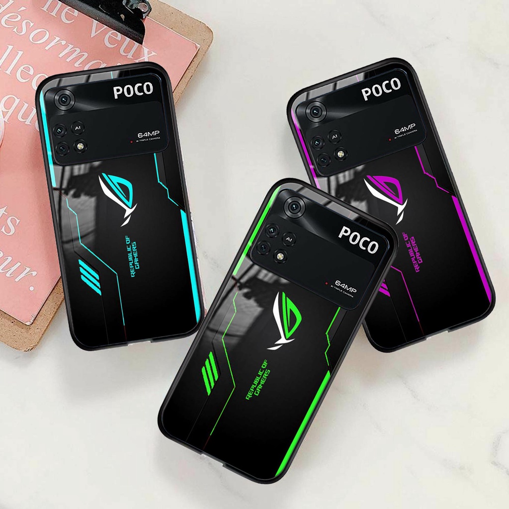 Jual Softcase Glass Kaca For Xiaomi Poco M Pro G E Xiaomi Poco M