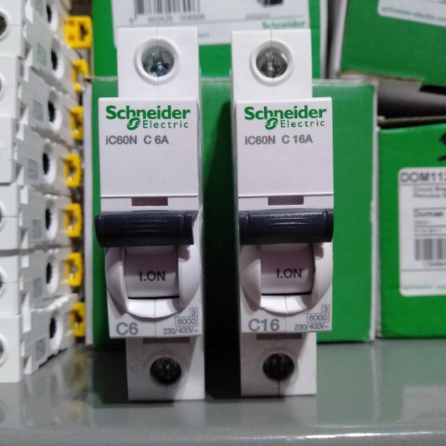 Jual Mcb Schneider Ic60N 1p 6A 10A 16A 20A Shopee Indonesia