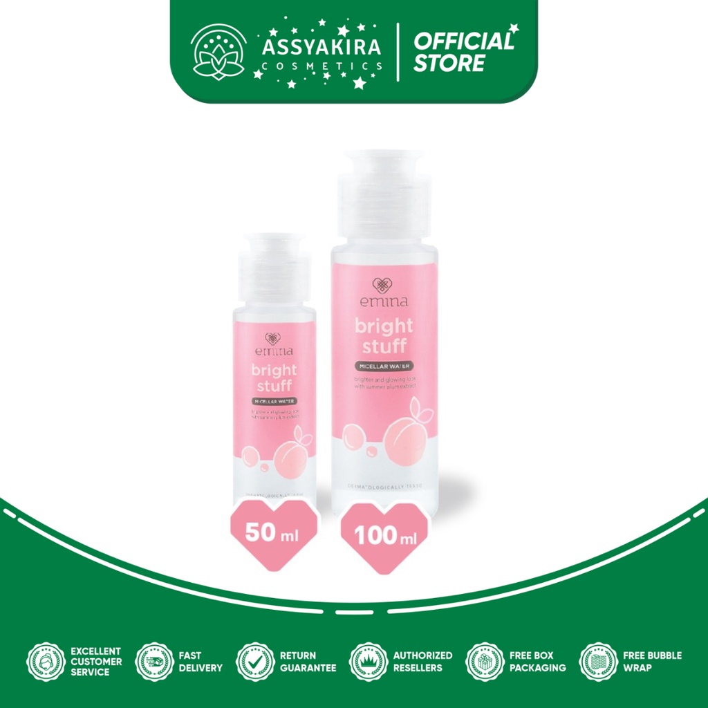 Jual Emina Bright Stuff Micellar Water Drop Cleanser Shopee Indonesia