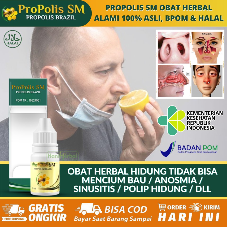 Jual Obat Hidung Tidak Bisa Mencium Bau Apapun Penyakit Anosmia