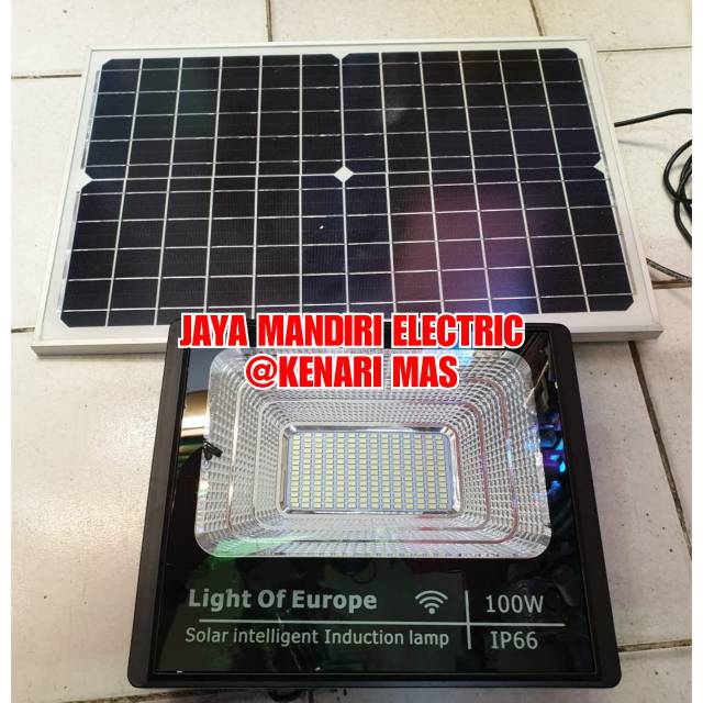 Jual Lampu Sorot Led Solar Cell Watt W Flood Light Watt W