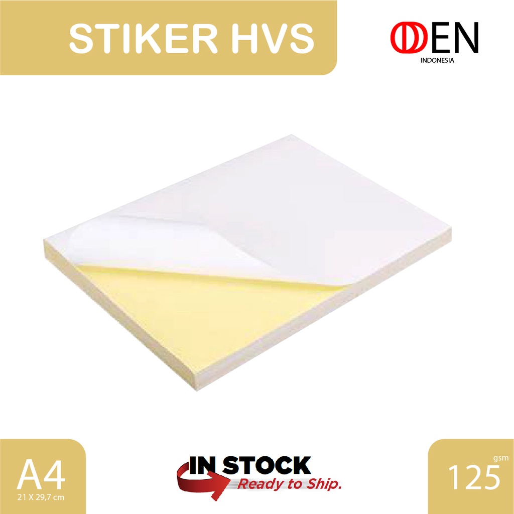 Jual Kertas Sticker Hvs A Shopee Indonesia