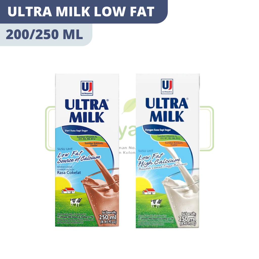 Jual ULTRA MILK LOW FAT 250ML Shopee Indonesia