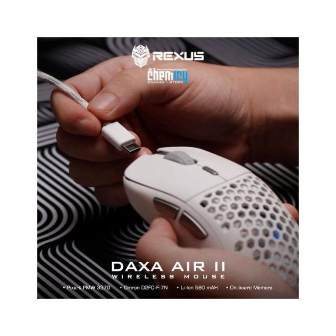 Jual REXUS DAXA AIR II WIRELESS PRO GAMING MOUSE FG64631TE Shopee