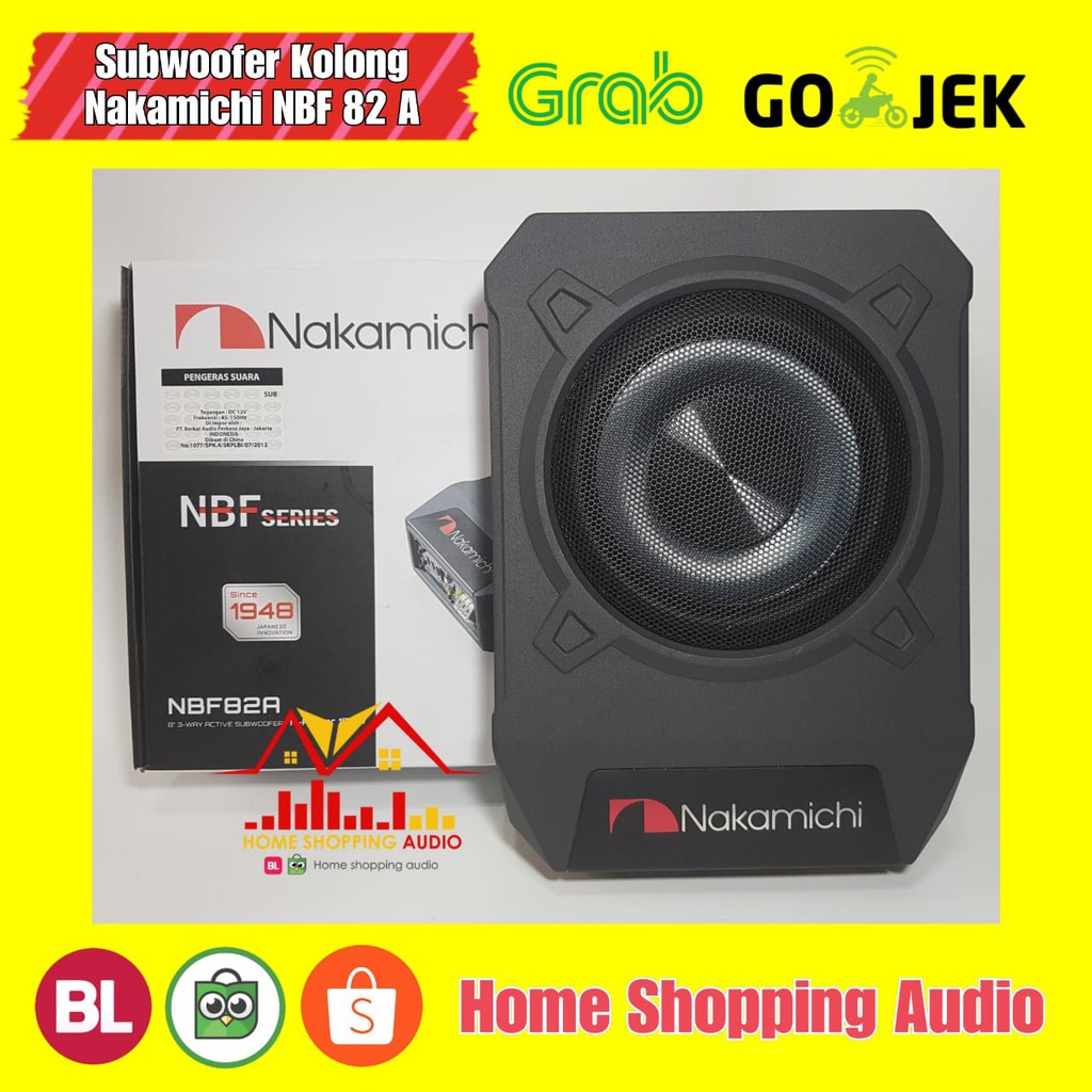 Jual Nakamichi Nbf A Sub Kolong Nbf A Subwoofer Active Underseat