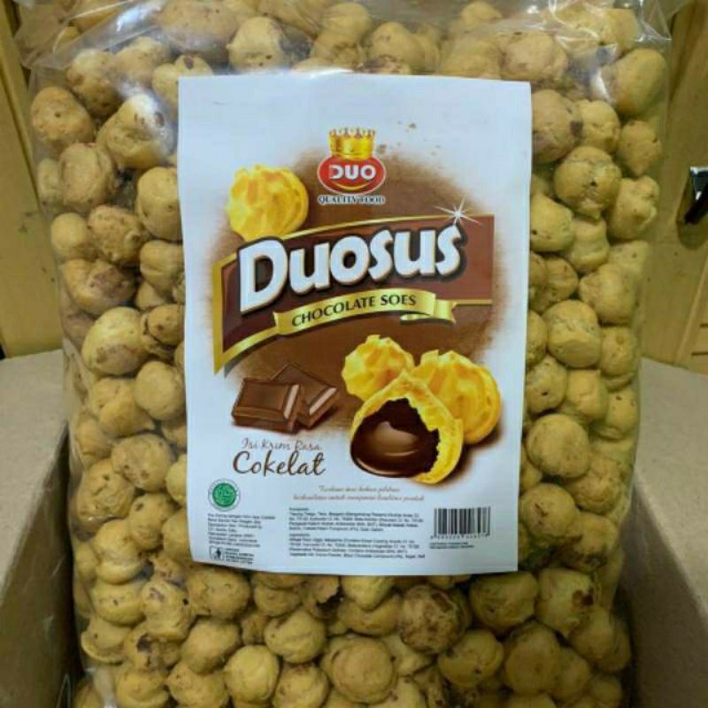 Jual Per Kg Duosus Kg Soes Coklat Mini Kering Duosoes Duo Sus