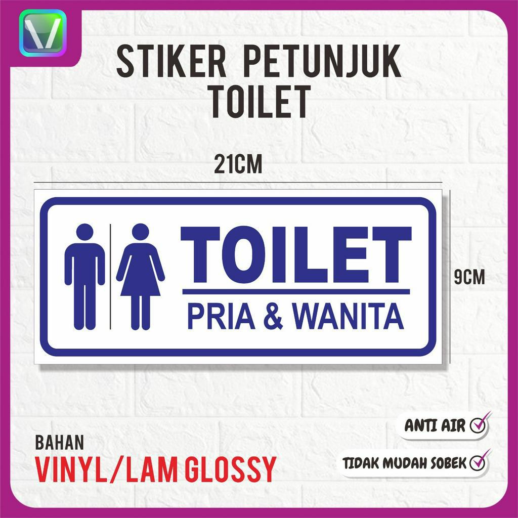 Jual STIKER PETUNJUK TOILET WC Shopee Indonesia