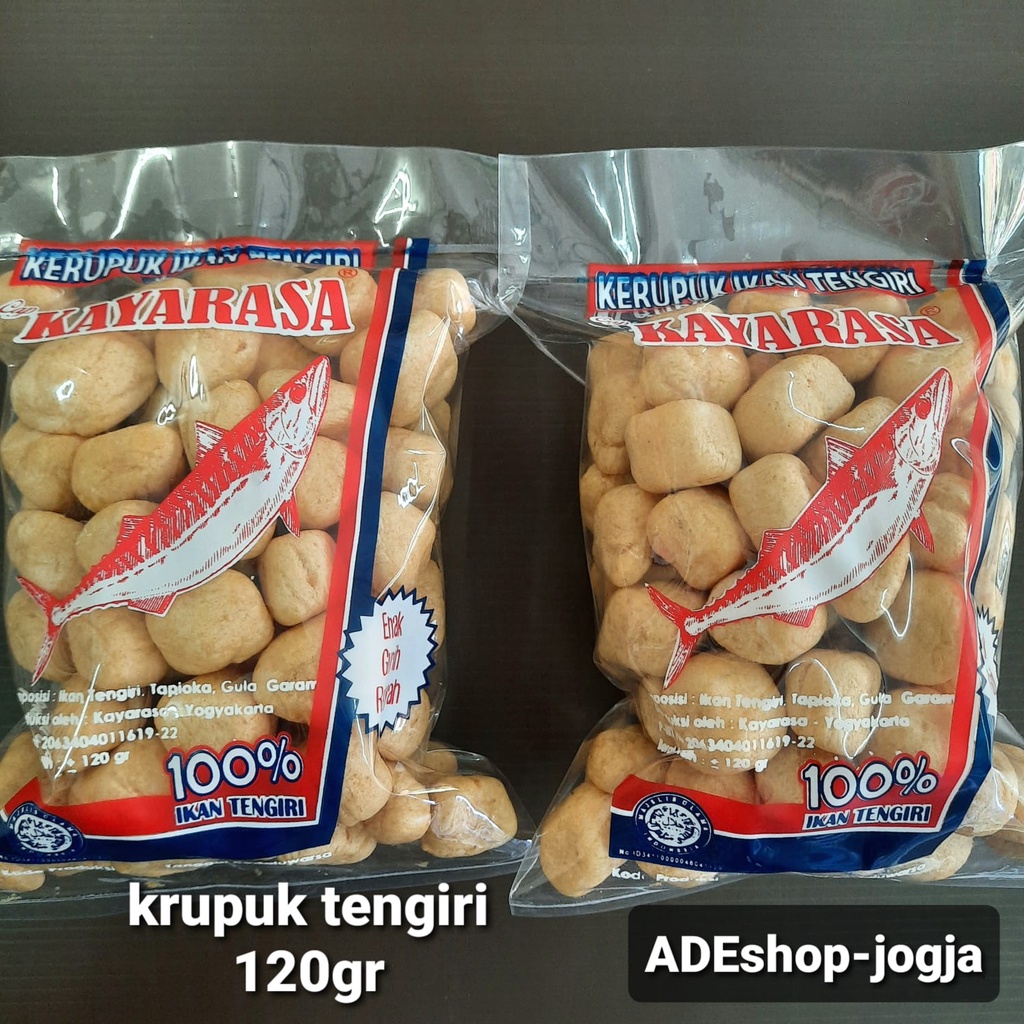 Jual Kerupuk Ikan Tengiri Kayarasa Krupuk Tenggiri 120 Gr Shopee