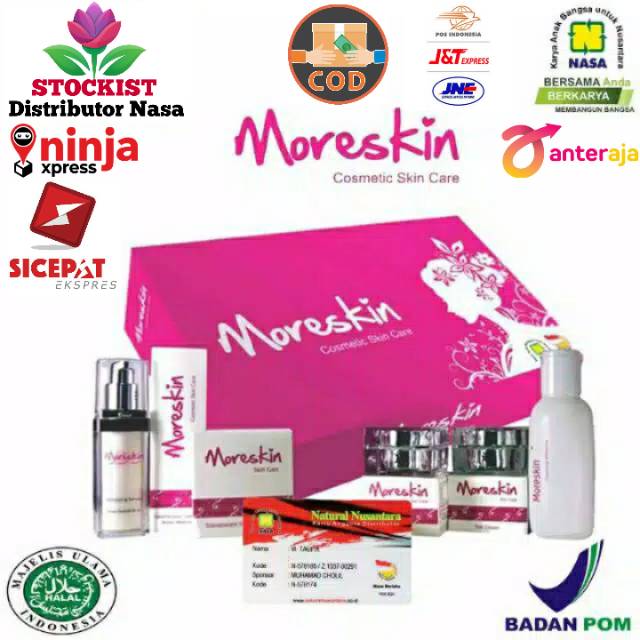 Jual Paket Lengkap Moreskin Cosmetic Skin Care Stockist Distributor