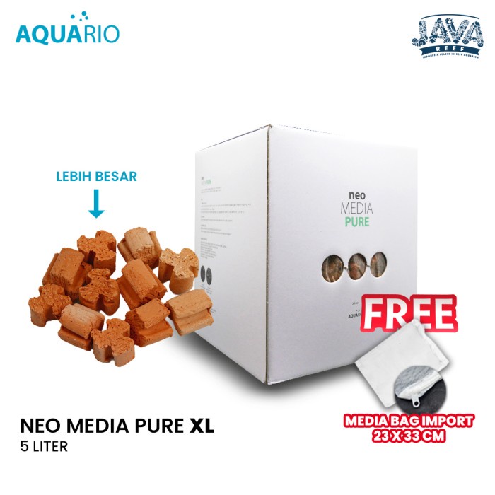 Jual Neo Media Pure Premiun L Aquario Media Bakteri Filter Shopee