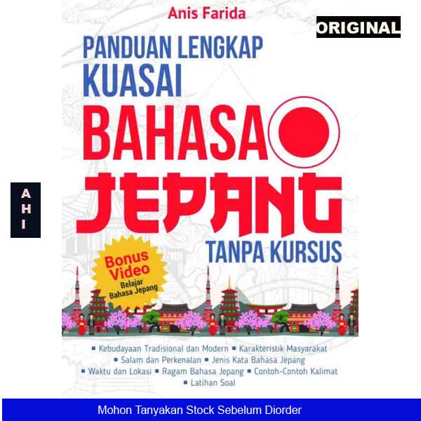 Jual PANDUAN LENGKAP KUASAI BAHASA JEPANG SECARA OTODIDAK BONUS VIDEO