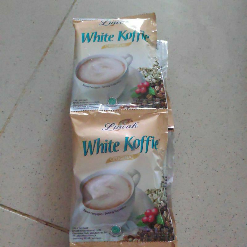 Jual Luwak White Coffee 1 Renceng Isi 10 Sachet Shopee Indonesia