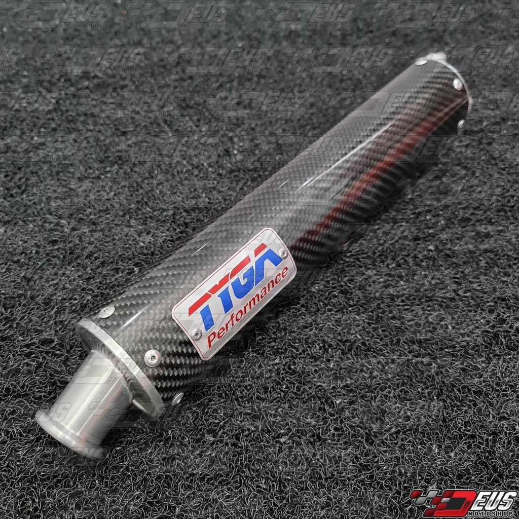 Jual Silencer Tyga 2 Tak Carbon Alumunium Original Silincer Knalpot