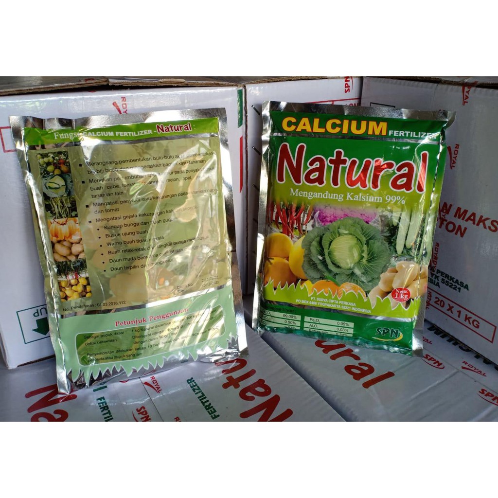 Jual Pupuk Calcium Kalsium Fertilizer Natural Kg Shopee Indonesia