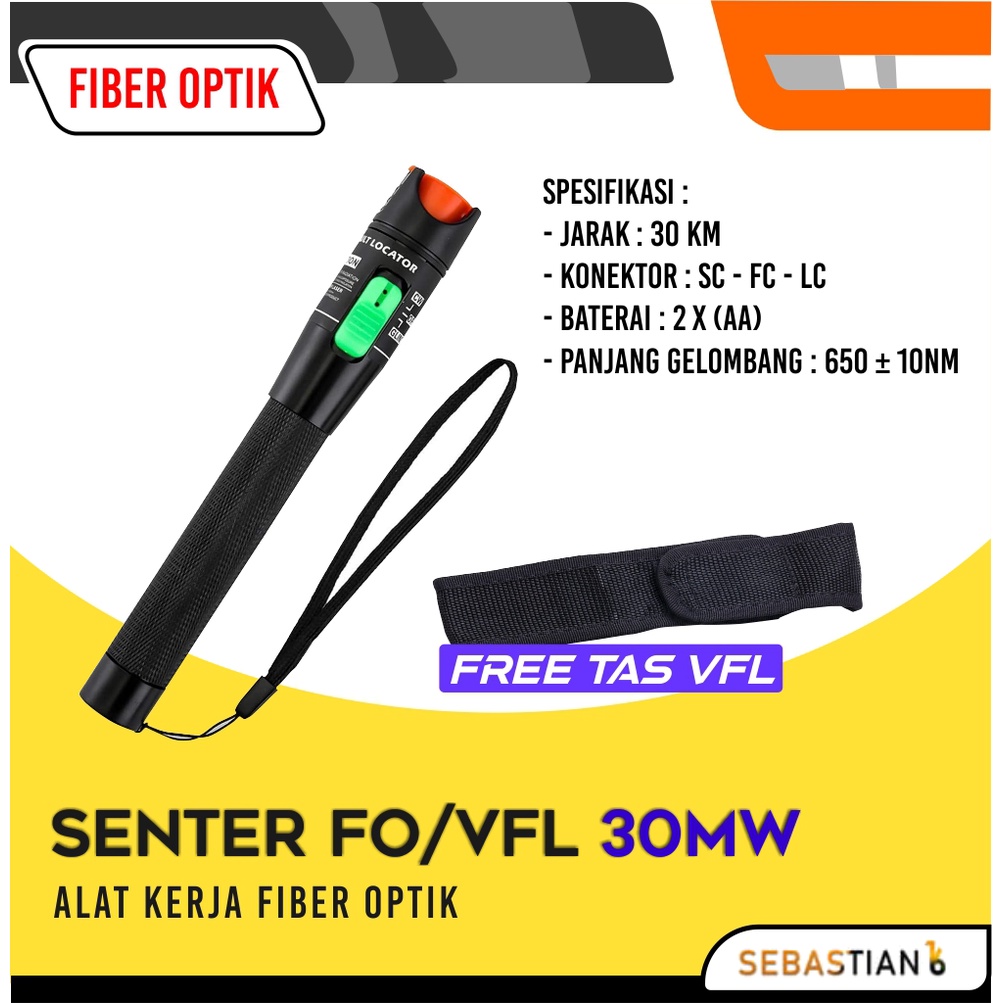 Jual Vfl Fiber Optik Visual Fault Locator Fo Mw Senter Laser Fiber