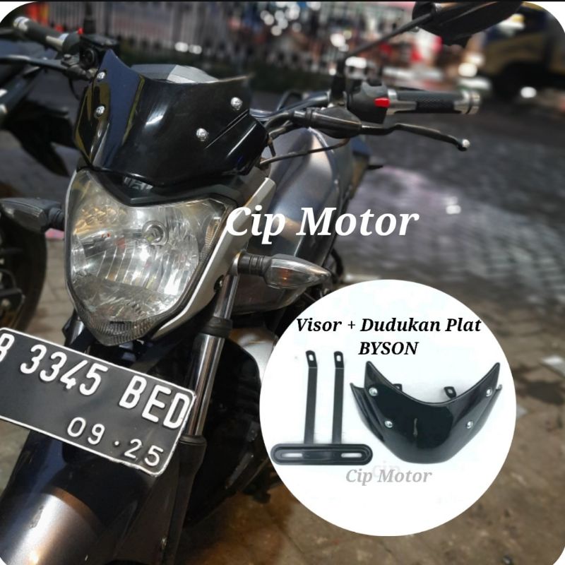 Jual Visor Byson Dan Breket Dudukan Plat Nomor Byson Shopee Indonesia