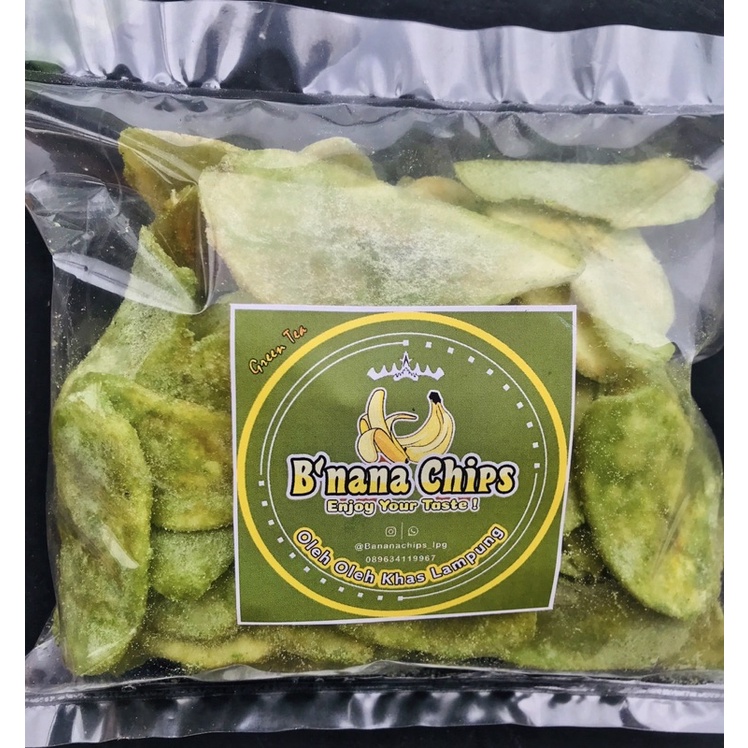 Jual Keripik Pisang Green Tea 200 Gram Shopee Indonesia