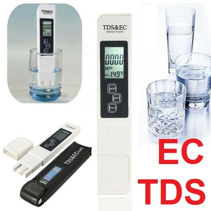 Jual Tds Dan Ec Meter Alat Ukur Air Hidroponik Petani Hidroponik