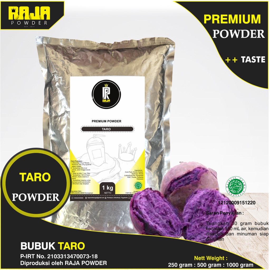 Jual Bubuk Taro Bubuk Minuman Taro Powder 1 Kg 1000 Gram PREMIUM