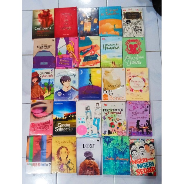 Jual PROMO Obral Paket Murah Isi 4 Buku Novel Remaja Fiksi