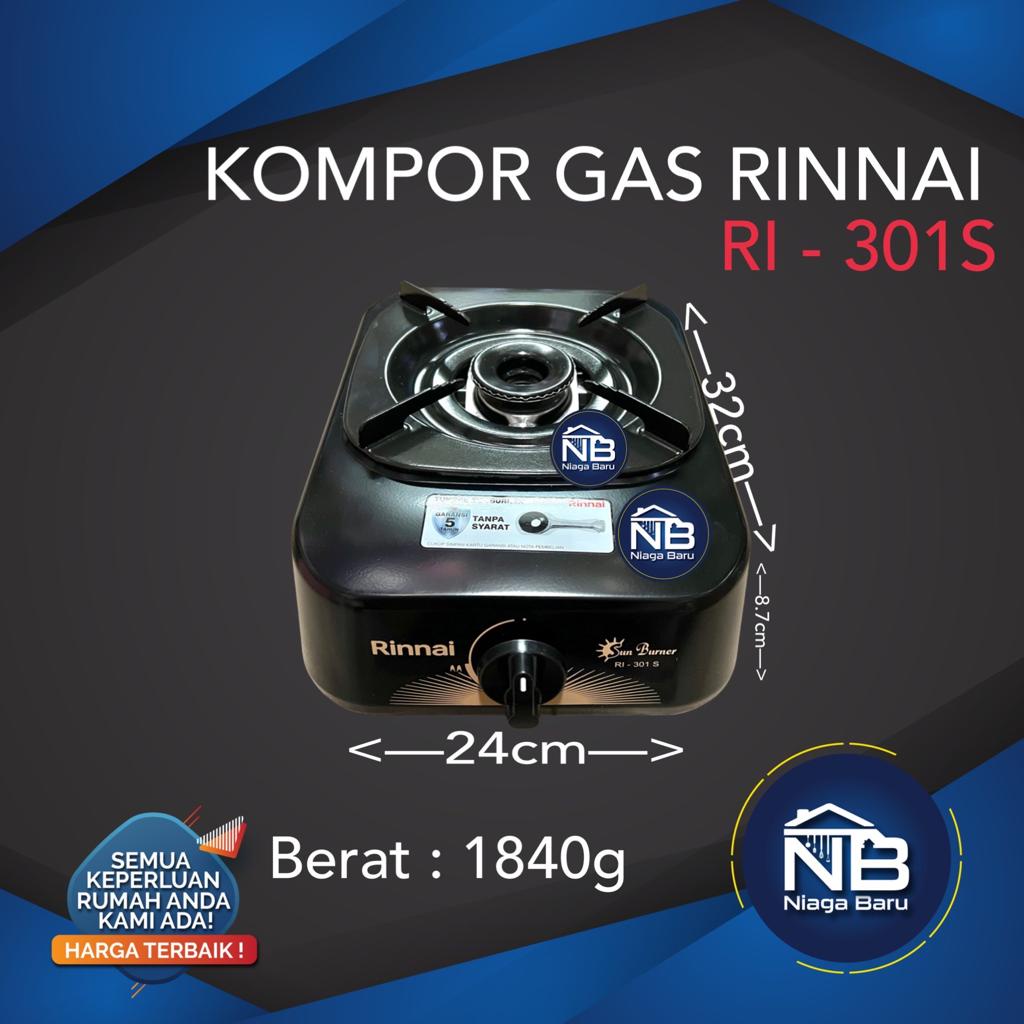 Jual Kompor Gas Rinnai 1 Tungku Ri 301 S Shopee Indonesia