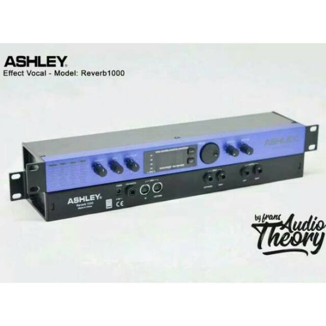 Jual Efek Vocal ASHLEY REVERB 1000 Effect Vocal Reverb 1000 Garansi 1