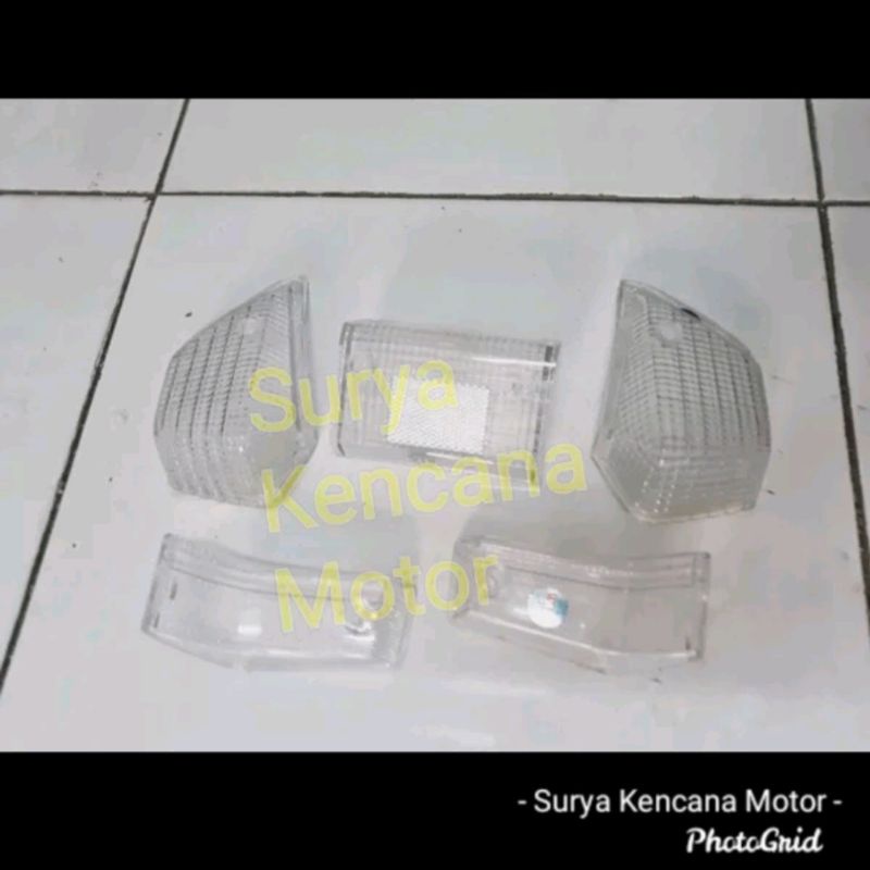 Jual Kaca Mika Stoplamp Lampu Belakang Dan Sen Sein Putih Set Suzuki RC