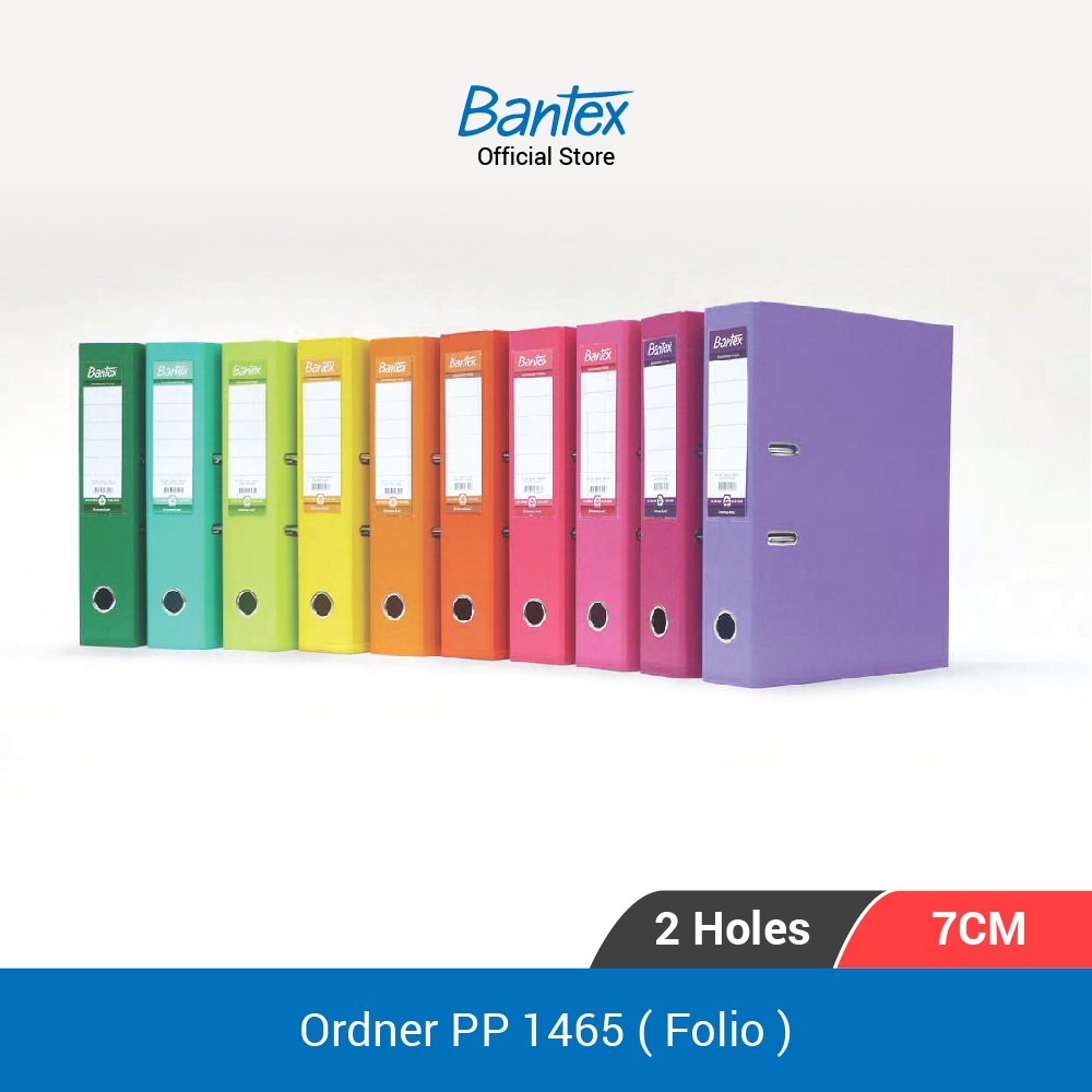 Jual Bantex Lever Arch File Ordner PP Folio 7cm Modern Colours 1465