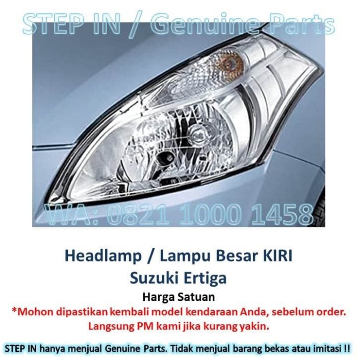 Jual Head Lamp Lampu Besar Depan Kiri Suzuki Ertiga Headlamp Dreza Ori