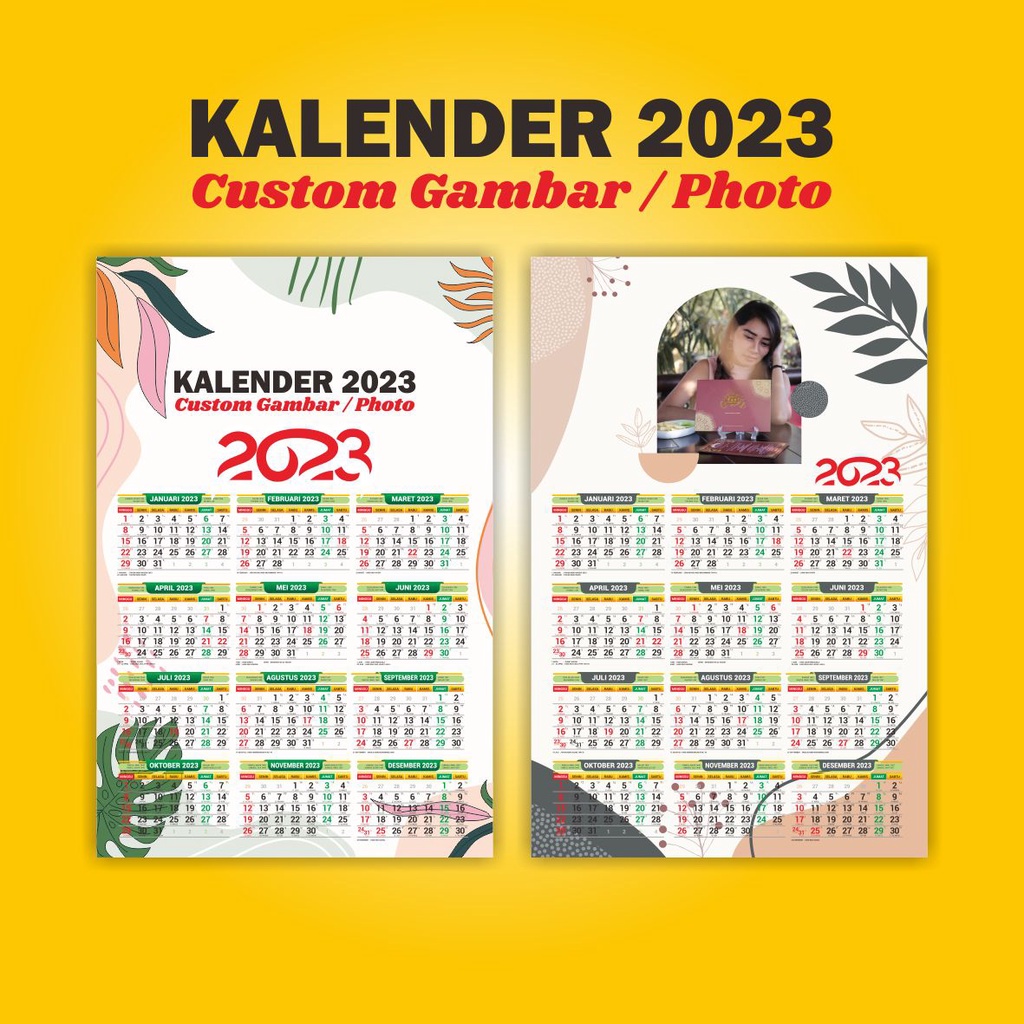 Jual Cetak Kalender Aestetic Kalender Poster Kalender Dinding