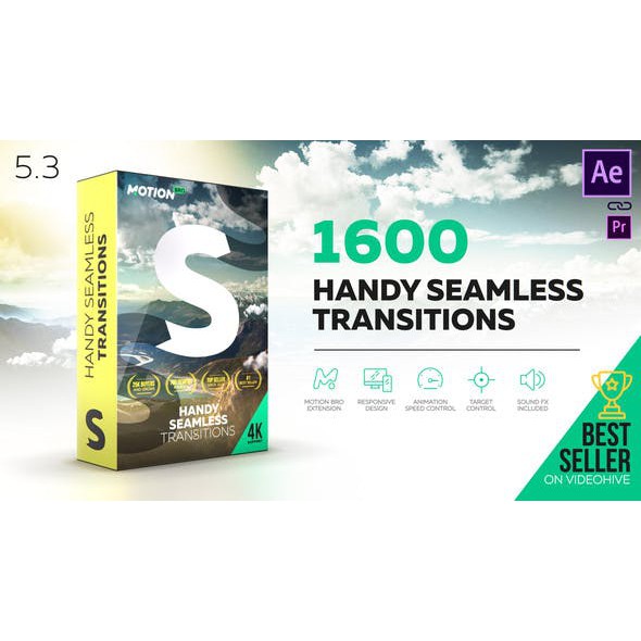 Jual Videohive Handy Seamless Transitions Pack Script V Build