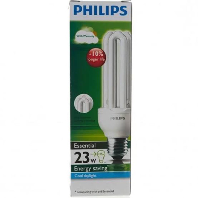 Jual Lampu Philips Essential W Putih Watt W Watt Shopee