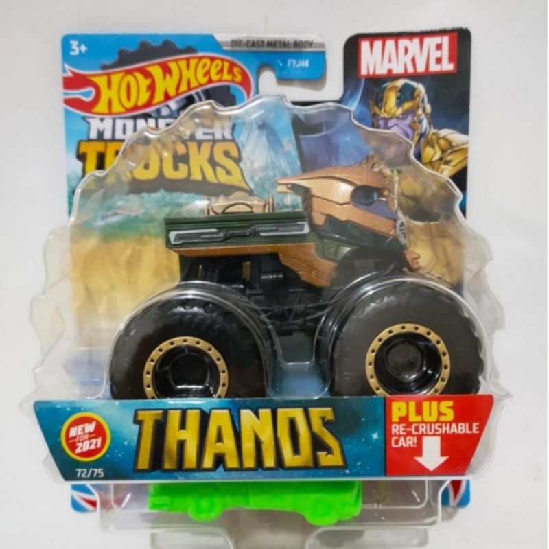 Jual Hot Wheels Monster Trucks Marvel Thanos Shopee Indonesia