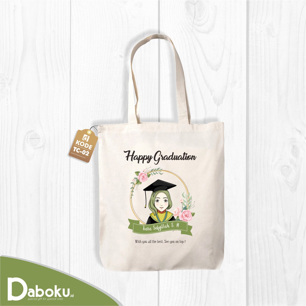 Jual Daboku Kado Buket Wisuda Ulang Tahun Hadiah Pernikahan Totebag