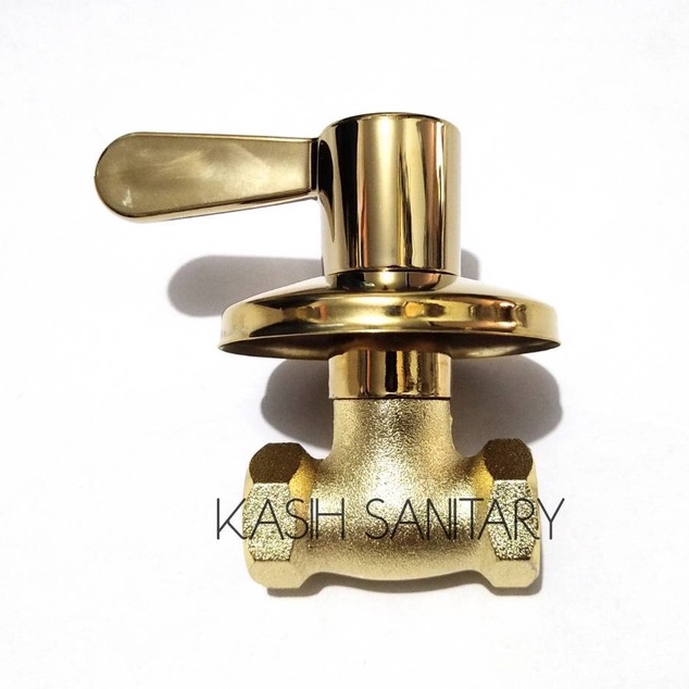 Jual Stop Kran Tanam Gold Stop Kran Tanam Emas Stop Kran Wall Shower