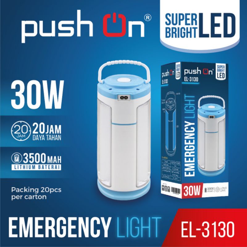 Jual Lampu Emergency Push On El W Shopee Indonesia