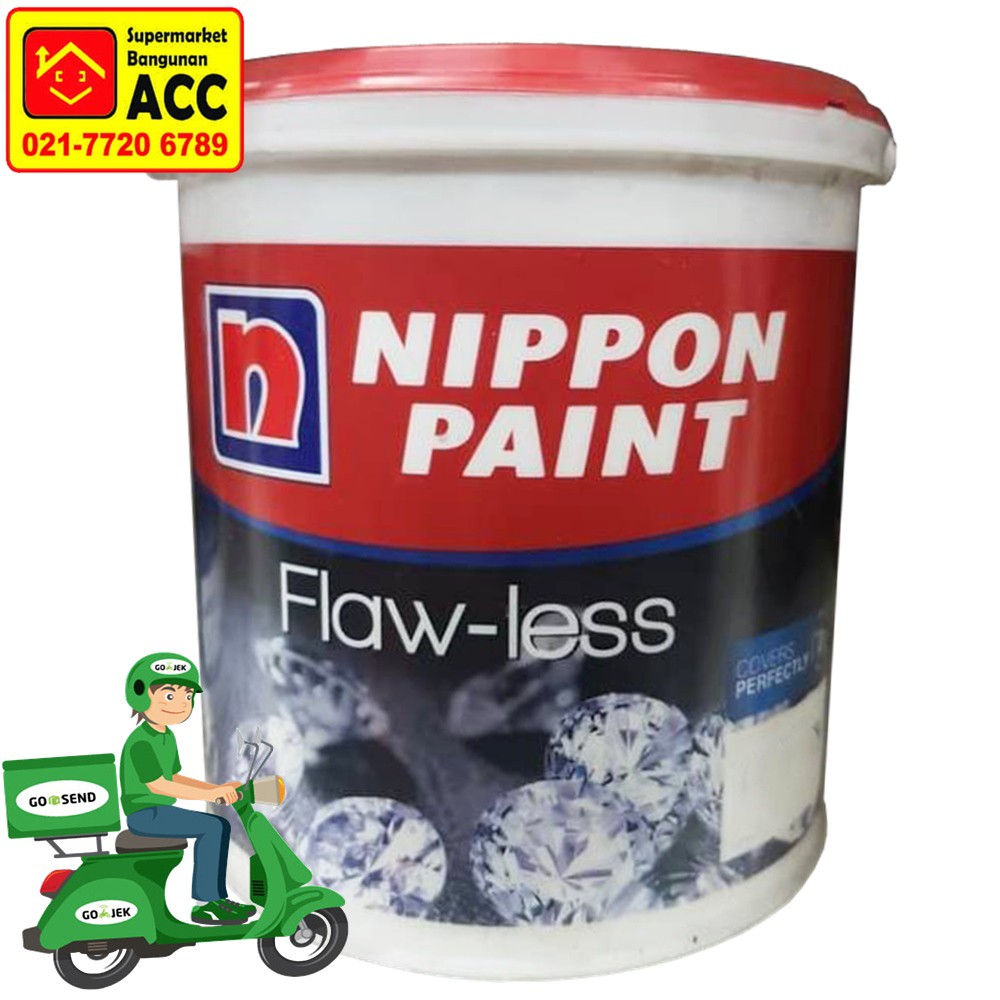 Jual Nippon Flawless Cat Tembok Interior Tinting Warna Muda Liter