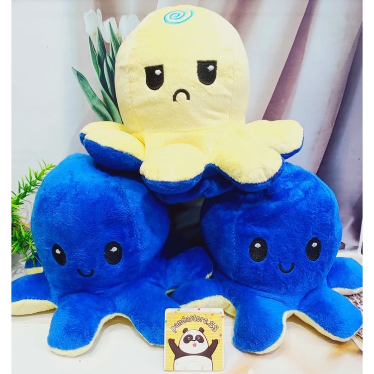 Jual Boneka Gurita Octopus Berubah Bolak Balik Boneka Tiktok Reversible