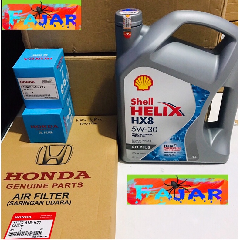 Jual Oli Mesin Shell Helix Hx W L Paket Filter Oli Honda Hrv