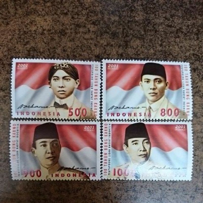 Jual Prangko Perangko Indonesia Seri Peringatan 100 Tahun Bung Karno