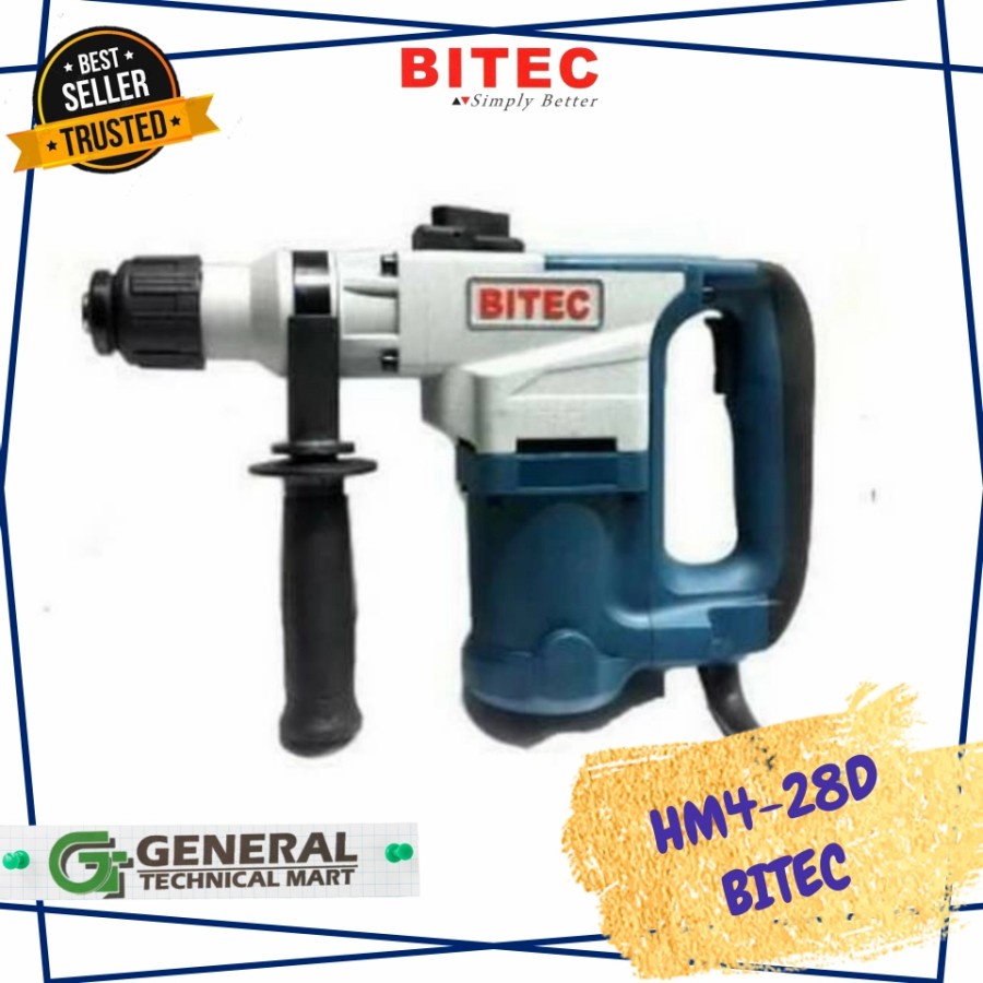 Jual Mesin Bor Beton Rotary Hammer HM4 28D BITEC HM 4 28 D Shopee