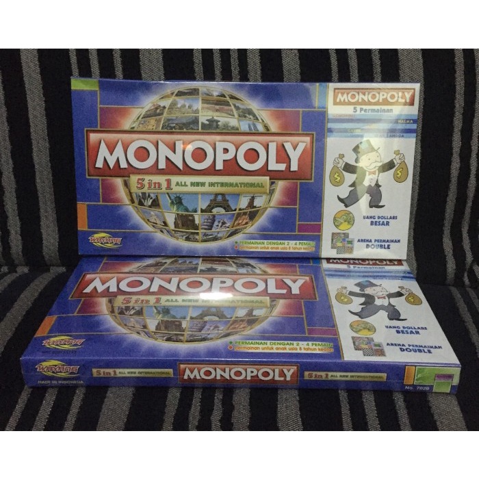 Jual Cc V B Monopoly In Monopoli Halma Ludo Catur Ular Tangga