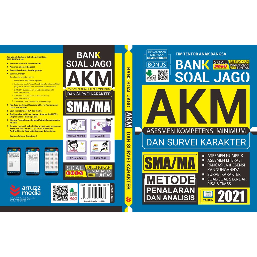 Jual Buku AKM SMA MA I Bank Soal Jago AKM Dan Survei Karakter SMA MA