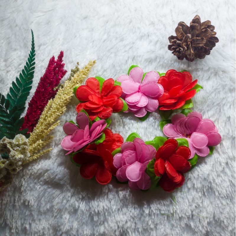 Jual Flower Crown Bandana Bunga Mermaid Mahkota Bunga Bando Putri Peri