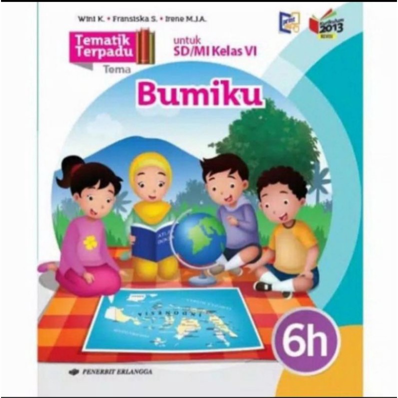 Jual Buku Tematik Terpadu Jilid H Bumiku Kelas Sd Edisi Revisi